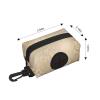 Leopard Metallic Steel in Pink and Rose Gold Dog Waste Bag Holder view 3