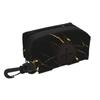 Golden Black Marble Natural Dog Poop Bag Holder view 1