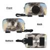 Cute Mini Schnauzer Print Dog Waste Bag Holder view 2