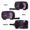 Purple Peacock Dog Poop Bag Holder and Dispenser view 2