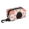 Pink Dog Peach Poop Bag Holder and Dispenser view 1