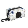 Hand-Drawn Flower Dog Poop Bag Holder view 1