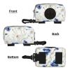 Hand-Drawn Flower Dog Poop Bag Holder view 2