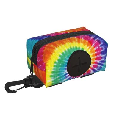 Rainbow Tie-Dye Dog Poop Bag Holder
