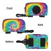 Rainbow Tie-Dye Dog Poop Bag Holder view 2