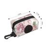 Spring Season Pink Flower Dog Waste Bag Holder view 3