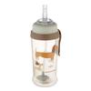 Canpol babies Leakproof Weighted Straw Bottle, 350 ml, 9m+, Brown Dogs view 2