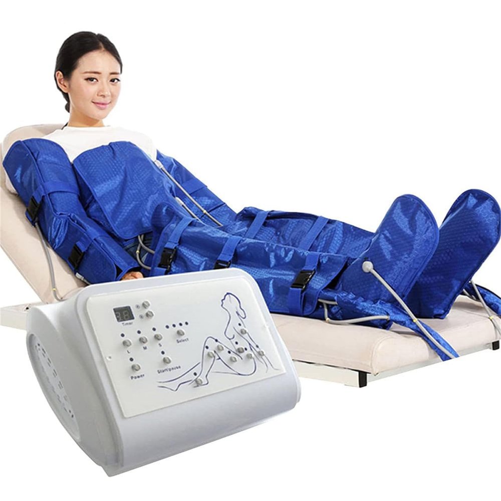 Air Compression Leg and Foot Massager, Sequential Pressotherapy Machine