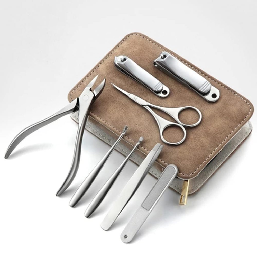 Nail Clipper Manicure Set with Stainless Steel Tools