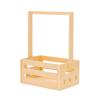 Handmade Wooden Baby Clothing Organizer with Long Handle view 1