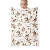 Cowboy Western Baby Throw Blanket view 1