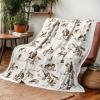 Cowboy Western Baby Throw Blanket view 3