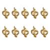 Snake-Shaped Nail Charms, Multicolor, 10 Pieces view 1