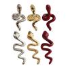 Snake-Shaped Nail Charms, Multicolor, 10 Pieces view 3