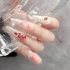 Snake-Shaped Nail Charms, Multicolor, 10 Pieces view 4