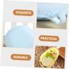 SAFIGLE 3-Piece Cotton and Polyester Bath Scrubbers, Assorted Colors view 4