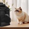 Breathable Cat Carrier Sling Backpack view 2