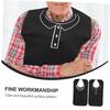 VALICLUD 2-Pack Waterproof Adult Bibs, Grease-Resistant, Quick-Drying view 4