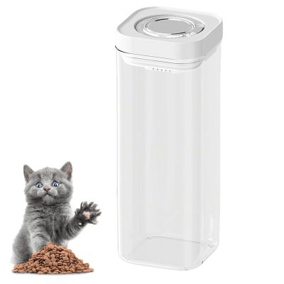 Transparent Sealed Glass Dog Food Container for Nuts, Dried Fruit, Coffee Beans and Whole Grains