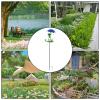 Antique-Style Metal Hummingbird Feeder and Freestanding Bird Bath view 4