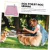 PENIKOKO Pink Plastic Dog Toilet, Easy to Clean view 3