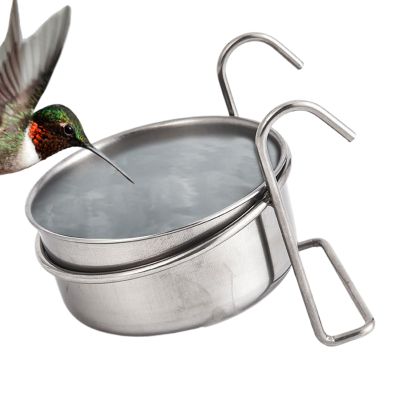 Bird Feeding Bowl - Versatile, Spill-Proof & Mountable Stainless Steel Bowl for Cockatiels, Parakeets, and Lovebirds