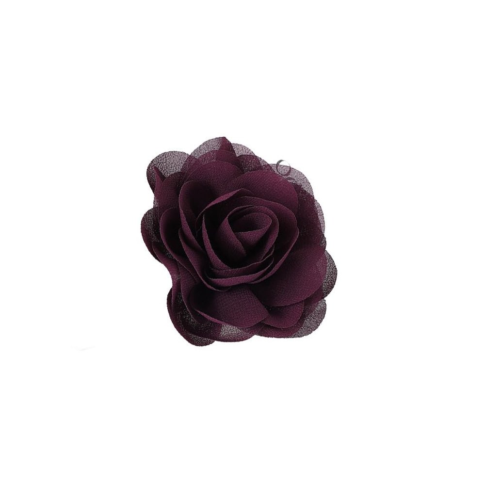 Zymoplas Dog Charm with Fine Workmanship, Elastic Band Design, Cat Bow, Dark Purple