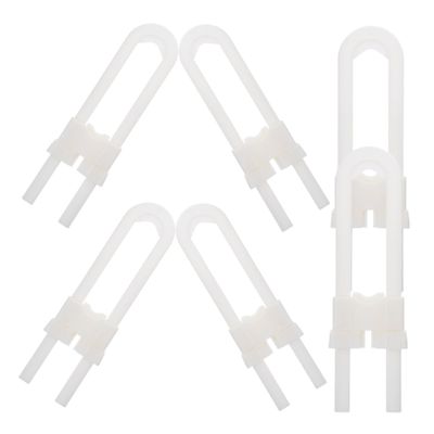 GARIOUAN 6-Pack Safety Locks for Cabinet Doors and Furniture, ABS, Easy to Lock and Unlock