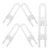 GARIOUAN 6-Pack Safety Locks for Cabinet Doors and Furniture, ABS, Easy to Lock and Unlock view 1
