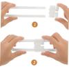 GARIOUAN 6-Pack Safety Locks for Cabinet Doors and Furniture, ABS, Easy to Lock and Unlock view 3