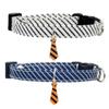 JchEnye 2-Pack Adjustable Pet Collar with Tie Design view 1