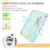 Cute Colorful Animal Self-Cooling Mat for Dogs, Cats & Other Pets, Size M view 4
