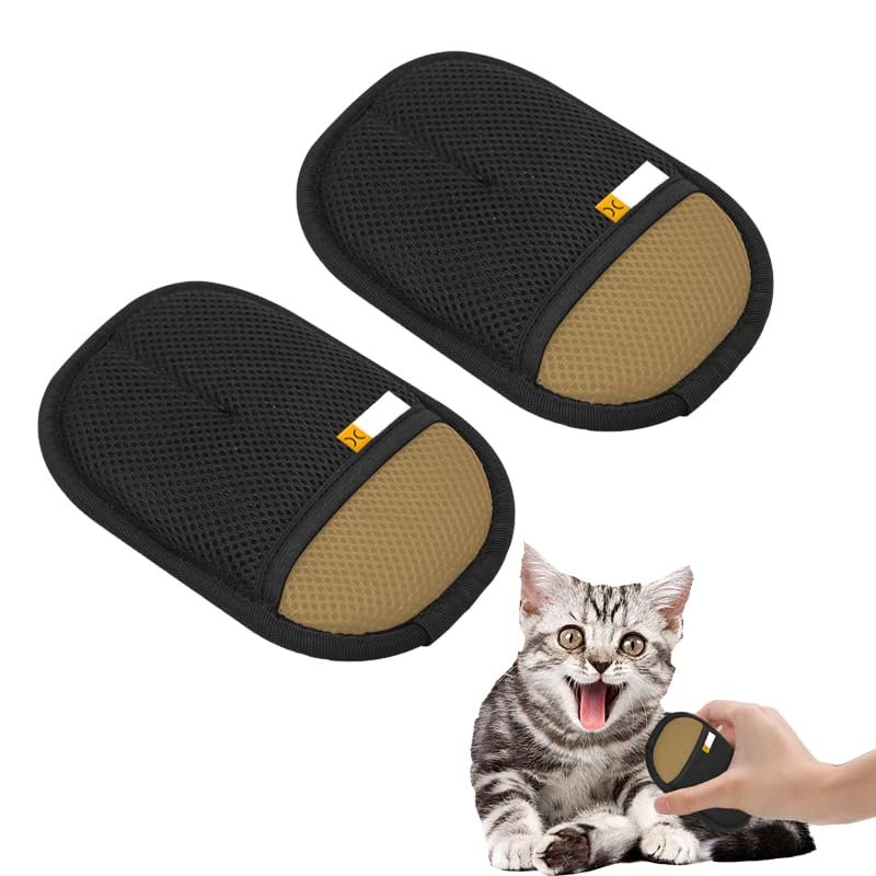 2-Pack Cat Hair Removal Gloves