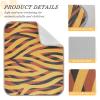Summer Cooling Mat for Dogs, Self-Cooling Cat Blanket for Indoor and Outdoor Use, Orange Animal Pattern, Size M view 3