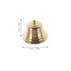Cabilock Vintage Brass Hanging Bell Ornament view 2