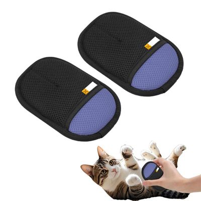 2-Pack Cat Grooming Gloves