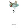 Metal Outdoor Garden Bird Bath with Feeder view 1