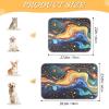 Psychedelic Nights Self-Cooling Summer Pet Mat for Medium Dogs and Cats, Size M view 2