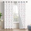Rabbit Blackout Curtains with Grommets, 2-Piece Set, H160 x W132 cm view 3