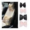 XUCZHAI Car Headrest Pillow with Bow, Beige, M view 2