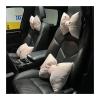 XUCZHAI Car Headrest Pillow with Bow, Beige, M view 4