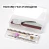 Empty Double-Layer Storage Box for Manicure and Pedicure view 3