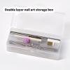 Empty Double-Layer Storage Box for Manicure and Pedicure view 4