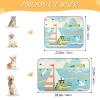 Outdoor Self-Cooling Mat with Cute Crocodile Pattern, Removable, Size M view 2
