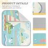 Outdoor Self-Cooling Mat with Cute Crocodile Pattern, Removable, Size M view 3