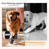 2 Pairs of Anti-Slip Dog Socks with Adjustable Straps for Indoor or Outdoor Use (Gray, L) view 4