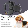 Double Dog Retractable Rope Leash for Pets, Walking Lead view 3