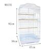 DTACBNEUZ Multifunctional Bird Cage with Drawer Tray, Multiple Doors, White view 2