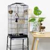 DTACBNEUZ Multifunctional Bird Cage with Drawer Tray, Multiple Doors, White view 3