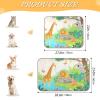 Self-Cooling Gel Mat for Dogs and Cats, Lion and Giraffe Cartoon Design view 2